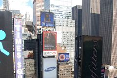 New York City Times Square 11E View North To 2 Times Square And The Red Stairs From The Marriott Hotel.jpg